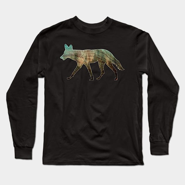 Coyote Wilderness Long Sleeve T-Shirt by MerchFrontier